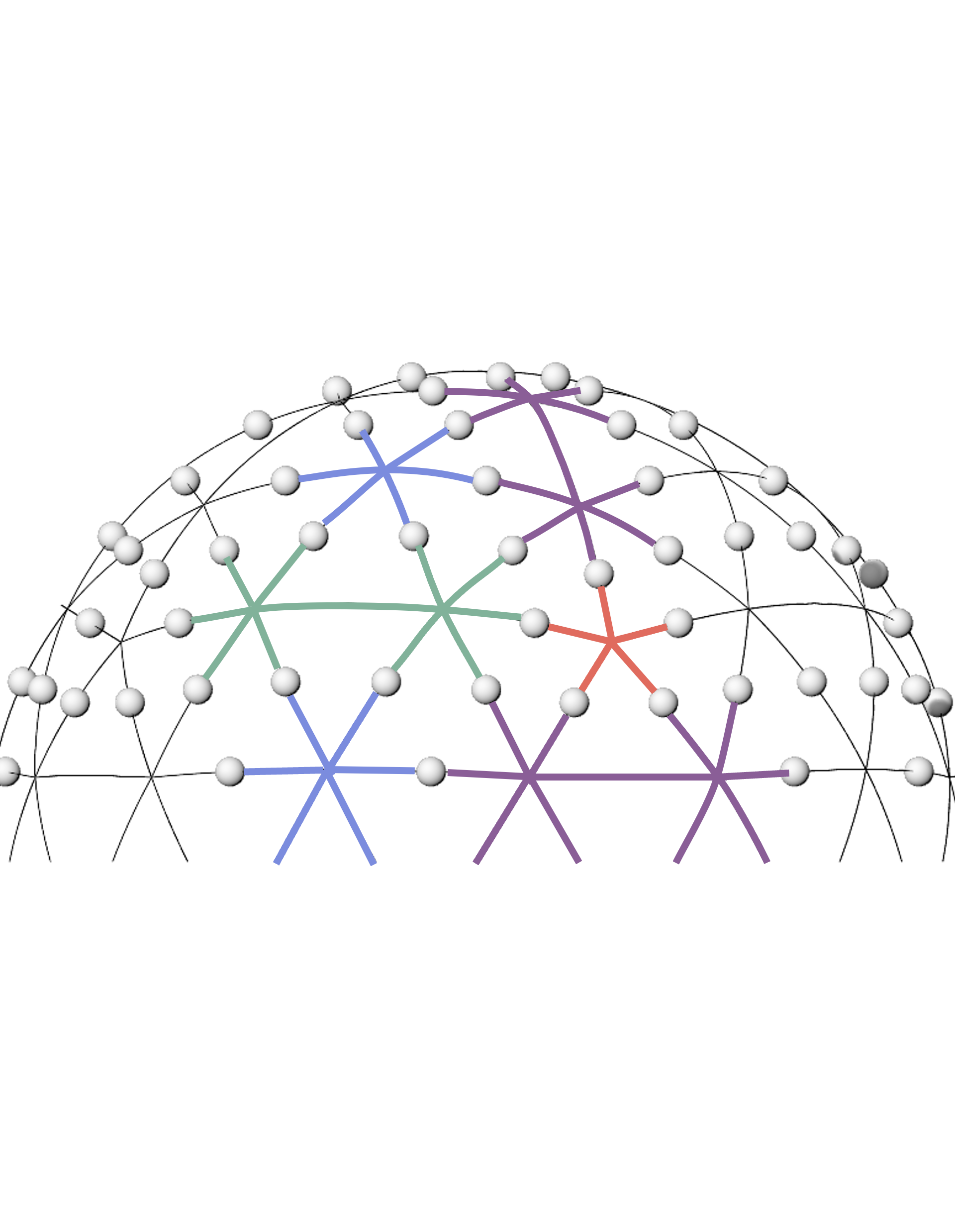 Modulaire gridshells