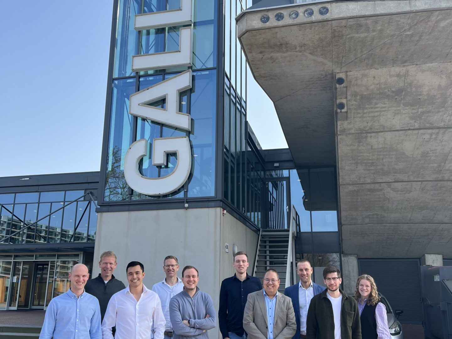 ABT-collega's poseren voor The Gallery.